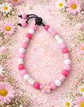 Pink Wildflower EM Tick Collars 12MM