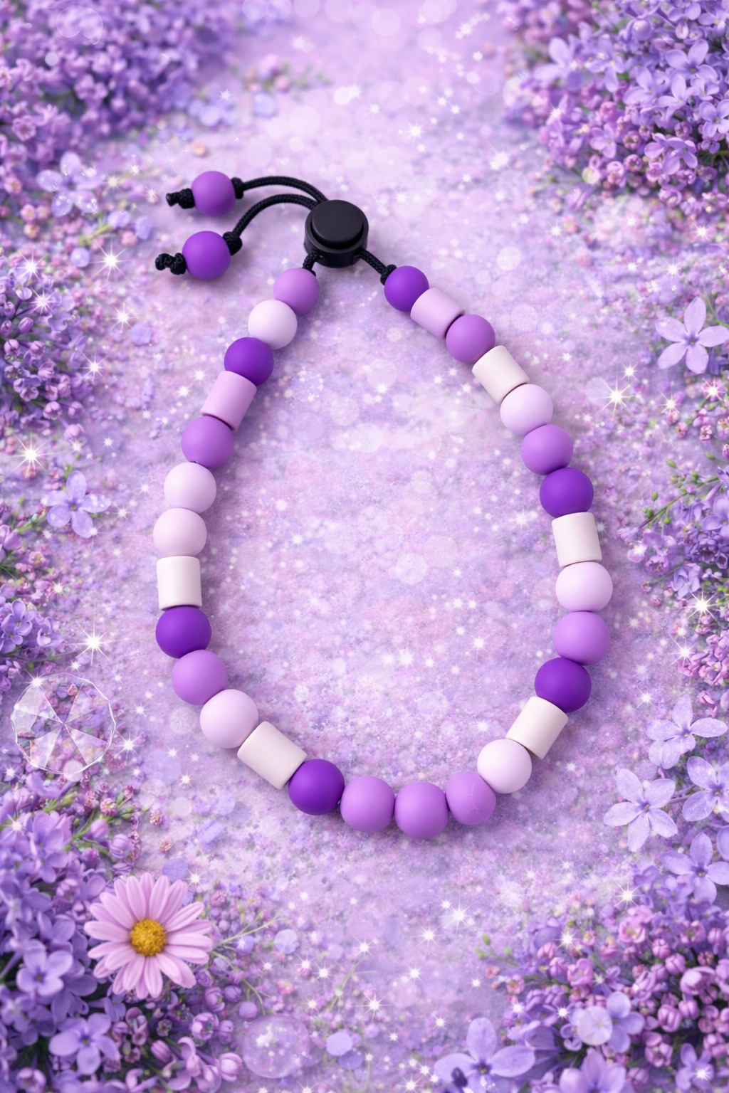 Purple EM Tick Collars 12MM