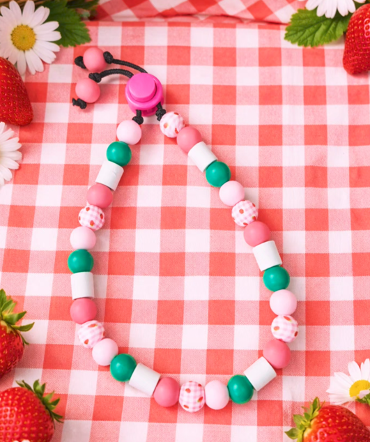 Strawberry Picnic EM Tick Collars 12MM