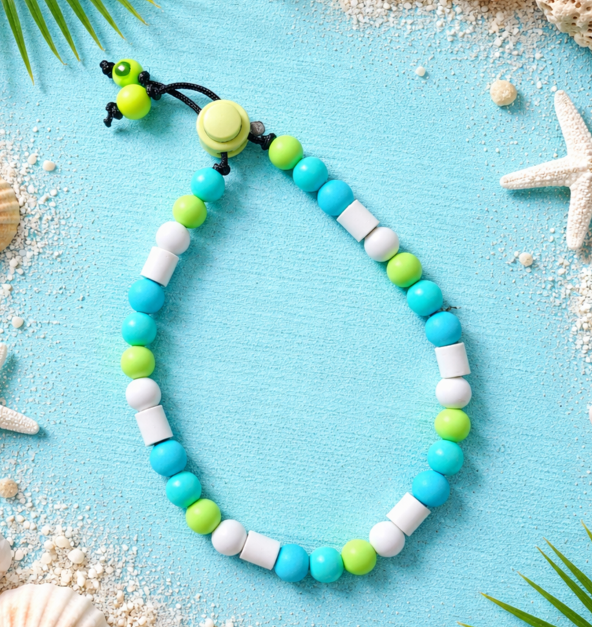 Turquoise EM Tick Collars 12MM
