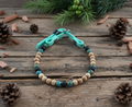 Turquoise Howlite Cedar Tick Collar