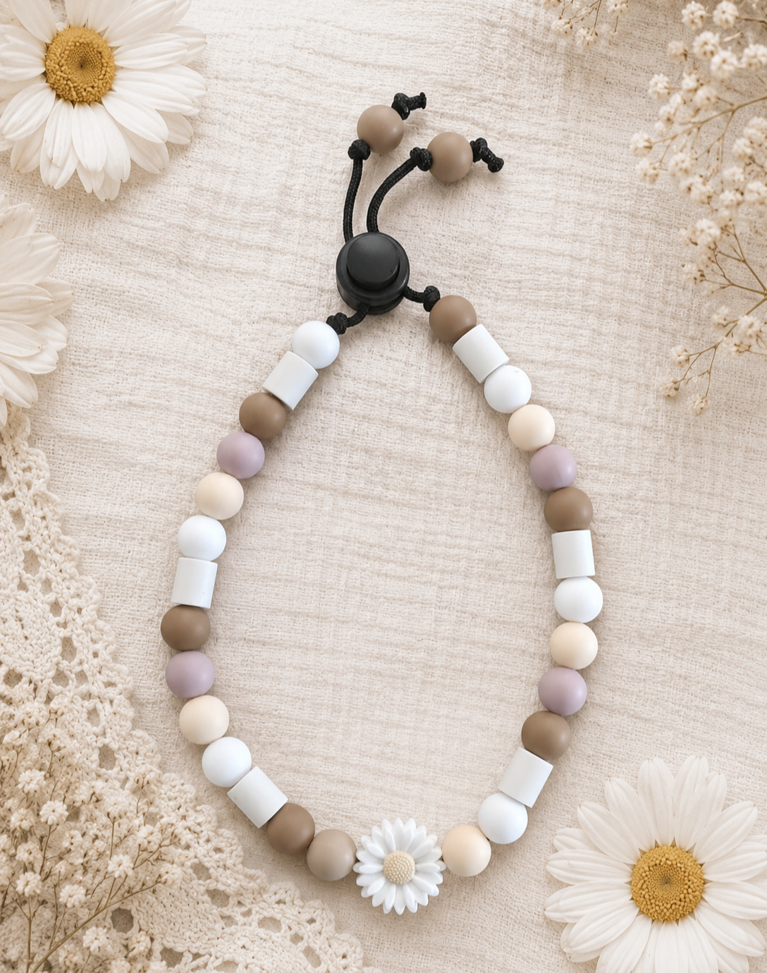 Cottage Daisy EM Tick Collars 12MM